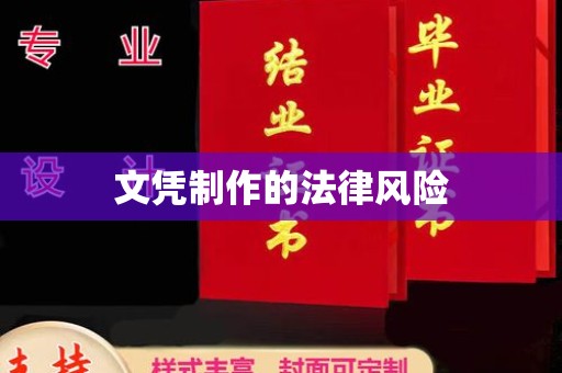 秦汉文凭制作的法律风险